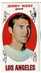 1969 Topps Basketball #90 Jerry West - Los Angeles Lakers